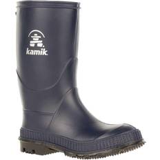 Blue Rain Boots Children's Shoes Kamik Kid's The Stomp Rain Boot - Navy/Black