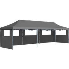 vidaXL Pop-Up Party Tent with 5 Sidewalls 3x9 m