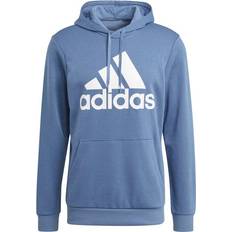 Adidas Essentials Big Logo Hoodie - Crew Blue/White