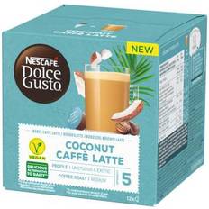 Laktosefrei Kaffee Nescafé Dolce Gusto Coconut Caffé Latte 12Stk.