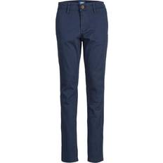 Bukser Jack & Jones Boy's Slim Fit Chinos - Blue/Navy Blazer (12160028)