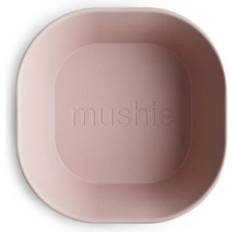 Mushie Teller & Schalen Mushie Square Dinnerware Bowl Set 2-pack