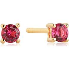 Sif Jakobs Princess Piccolo Earrings - Gold/Red