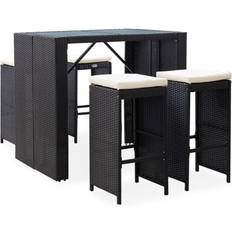 Best Outdoor Bar Sets vidaXL 49568 Outdoor Bar Set, 1 Table incl. 4 Chairs