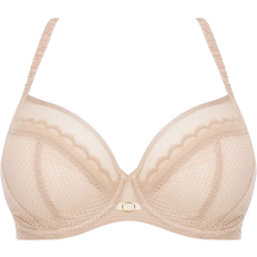 Chantelle Parisian Allure Unlined Plunge Bra - Nude Sand