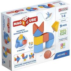 Geomag Magicube 3 Shapes Recycled Animals 9pcs