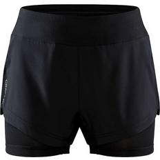 Dame - L Shorts Craft Sportswear Adv Essence 2-in-1 Shorts Women - Black