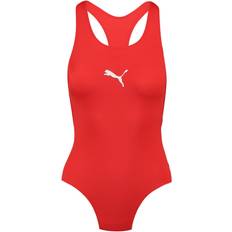 Rot - XL Badeanzüge Puma Women's Racerback Swimsuit - Red