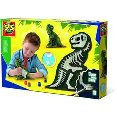 SES Creative Casting & Painting T-Rex with skeleton