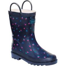 Regatta Kid's Minnow Printed Wellington Boots - Navy