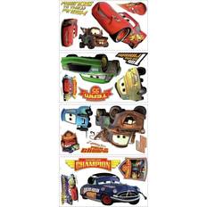 Interior Decorating RoomMates Cars Piston Cup Champs Wall Decals