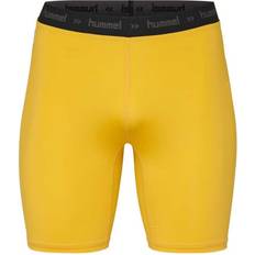 Hummel First Performance Tight Shorts Men - Sports Yellow