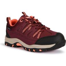 Trespass Kid's Gillon II Waterproof Walking Shoes - Burgundy