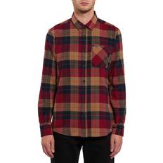 RedHead Acid-Washed Snap-Front Plaid Long-Sleeve Shirt for Men