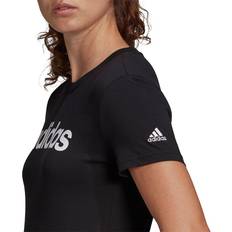 Adidas Overdeler Adidas Essentials Slim Logo Tee - Black/White