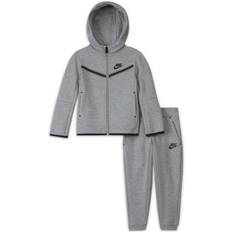 dark grey nike tech tracksuit