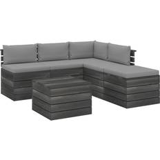 vidaXL 3061924 Lounge-Set, 1 Bord inkl. 4 Soffor