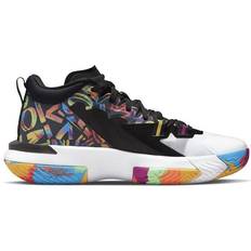 Multicolored - Women Basketball Shoes Nike Zion 1 M - Black/White/Bright Crimson