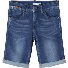 Name It Slim Fit Denim Shorts - Blue/Dark Blue Denim (13185219)