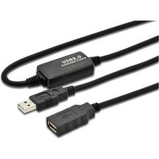 Active USB A - USB A M-F 2.0 0.5m