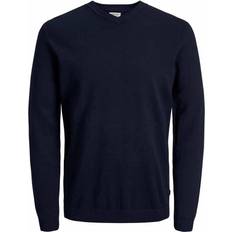 Jack & Jones Men Sweaters Jack & Jones V-Neck Knitted Sweater - Blue/Navy Blazer