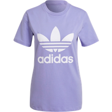 Adidas Women's Adicolor Classics Trefoil T-shirt - Light Purple