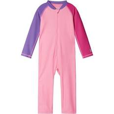 Glidelås UV-klær Reima Polskii Toddler's Swimsuit - Neon Pink (516563-4420)