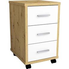 Beige Oppbevaringsskap FMD Mobile Oppbevaringsskap 35x53.6cm