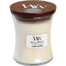 Woodwick Island Coconut Medium Scented Candle 9.7oz