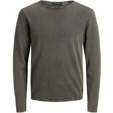 Jack & Jones Crewneck Knitting Sweater - Green/Dusty Olive