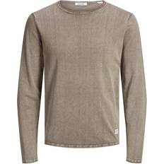 Jack & Jones Crewneck Knitting Sweater - Grey/Crockery