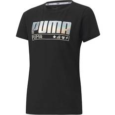 Puma Alpha Short Sleeve Youth Tee - Puma Black (583299-01)