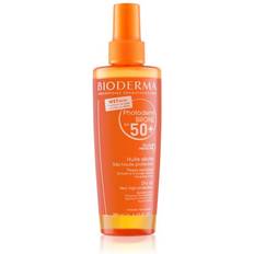 Non-Comedogenic Tan Enhancers Bioderma Photoderm Bronz Huile Sèche SPF50+ 6.8fl oz