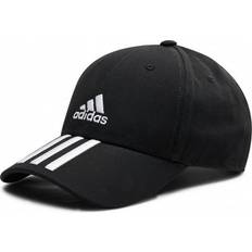 Trainingsbekleidung Kopfbedeckungen adidas Baseball 3-Stripes Twill Cap Unisex - Black/White/White