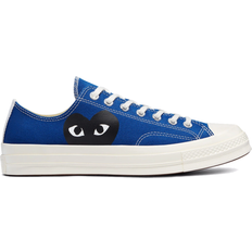 Blue - Men Sneakers Comme des Garçons x Converse Chuck 70 - Blue Quartz/Egret/Black