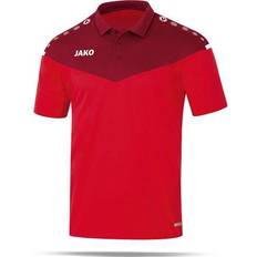 Damen - Trainingsbekleidung Poloshirts JAKO Champ 2.0 Polo Shirt Women - Red/Wine Red