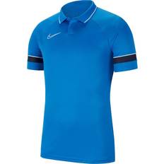 Nike Academy 21 Polo Shirt Men - Royal Blue/White/Obsidian/White