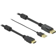 DeLock USB A-DisplayPort/HDMI 7m