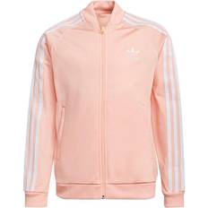 Adidas Juniors Adicolor SST Track Top - Haze Coral/White (H37864)