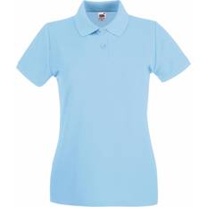 Fruit of the Loom Premium Short Sleeve Polo Shirt - Sky Blue