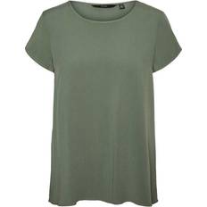 Vero Moda O-neck Short Sleeved Top - Green/Laurel Wreath