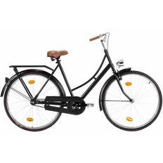 City Bikes vidaXL Single-Speed - Black Damenfahrrad