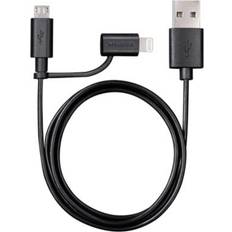 USB A-USB Micro B/Lightning 1m