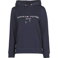 Tommy Hilfiger Essential Fleece Logo Hoody - Desert Sky