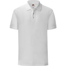 Hvite - Unisex Pikéskjorter Fruit of the Loom Iconic Polo Shirt Unisex - White