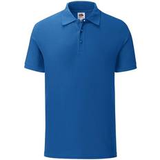 Bomull - Unisex Pikéskjorter Fruit of the Loom Iconic Polo Shirt Unisex - Royal Blue
