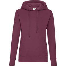 Fruit of the Loom Ladies Classic Hoodie - Burgundy