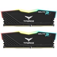16 GB - DDR4 RAM Memory TeamGroup T-Force Delta RGB Black DDR4 3600MHz 2x8GB (TF3D416G3600HC18JDC01 )