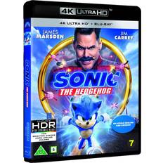 Komedier 4K Blu-ray Sonic The Hedgehog (4K Ultra HD + Blu-Ray)