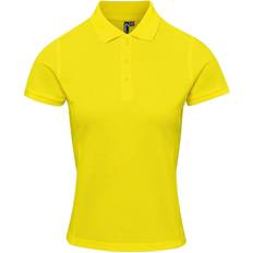 Dame - Gule Pikéskjorter Premier Women's Coolchecker Plus Pique Polo Shirt - Yellow